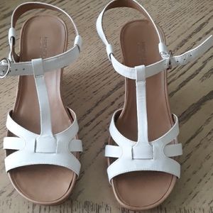 Michekle White Sandal